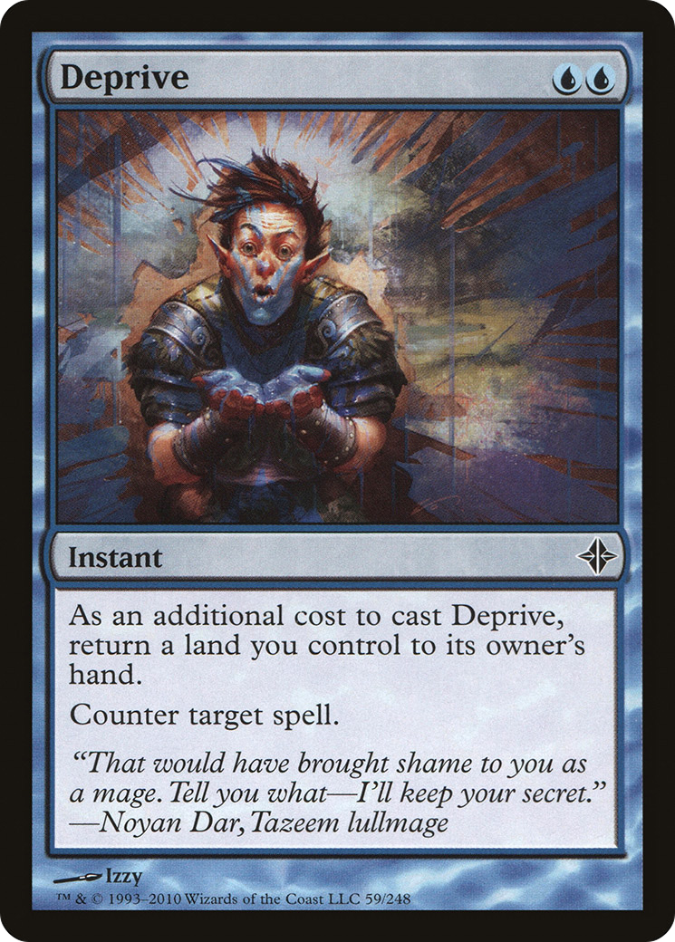 Deprive (ROE-059) - Rise of the Eldrazi Foil