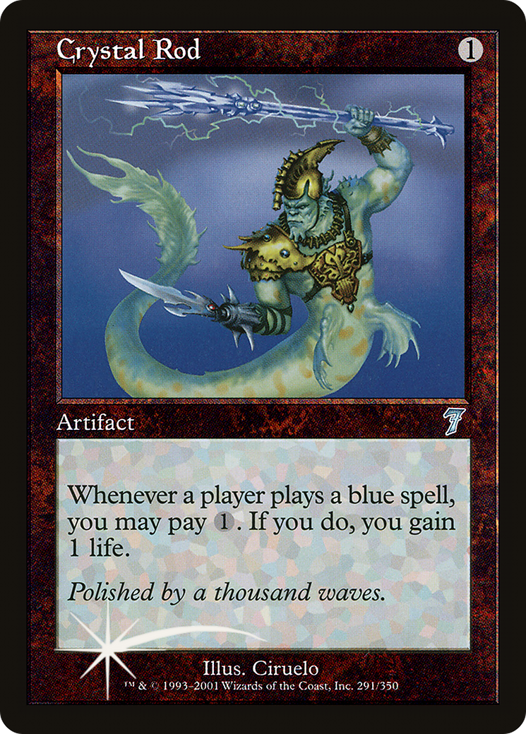 Crystal Rod (7ED-291) - 7th Edition Foil