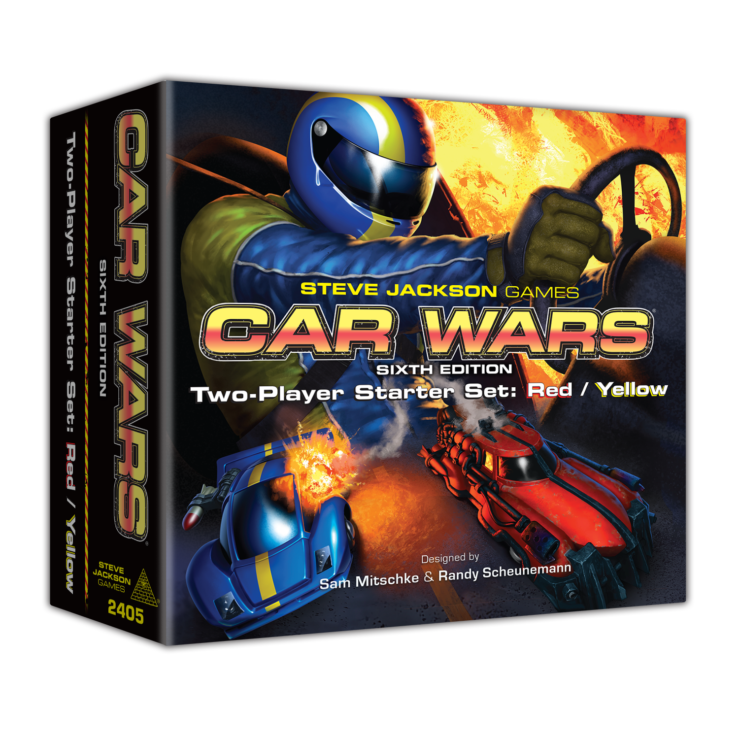 Car Wars 6th Edition Two Player Stater Set: Red / Yellow