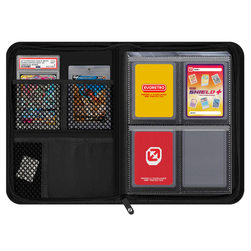 EVORETRO Shield+ Compact Toploader Binder - Black