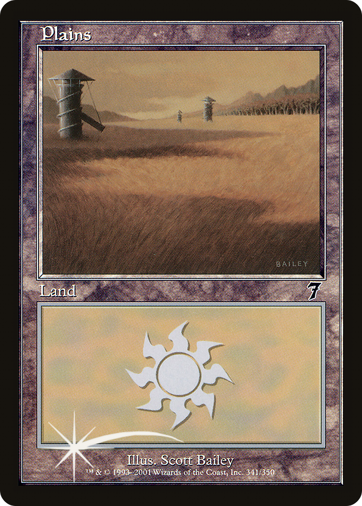 Plains (341) (7ED-341) - 7th Edition Foil