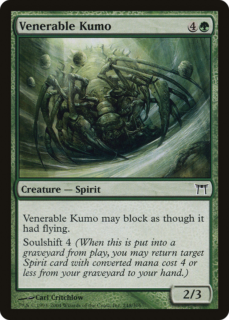 Venerable Kumo (CHK-248) - Champions of Kamigawa
