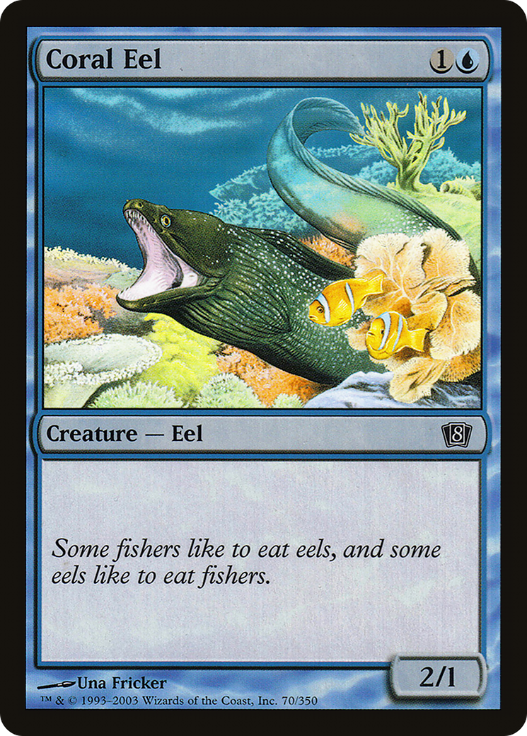 Coral Eel (8ED-070) - 8th Edition Foil