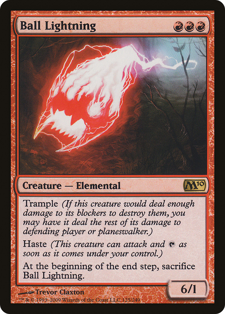 Ball Lightning (M10-125) - Magic 2010 Foil
