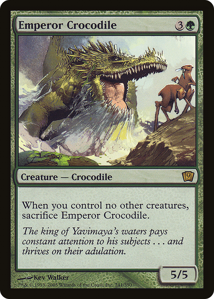 Emperor Crocodile (9ED-241) - 9th Edition Foil