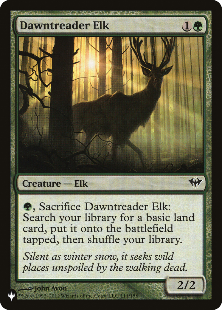 Dawntreader Elk (LIST-111/158) - The List