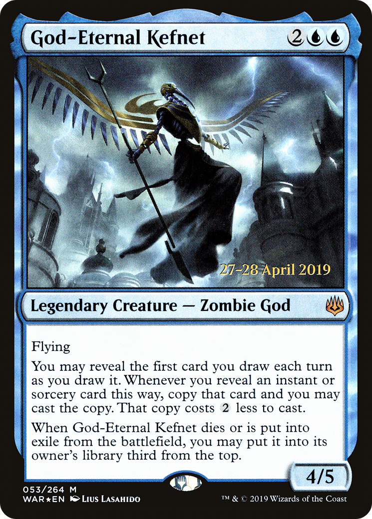 God-Eternal Kefnet (PRE-053) - War of the Spark Promos Foil