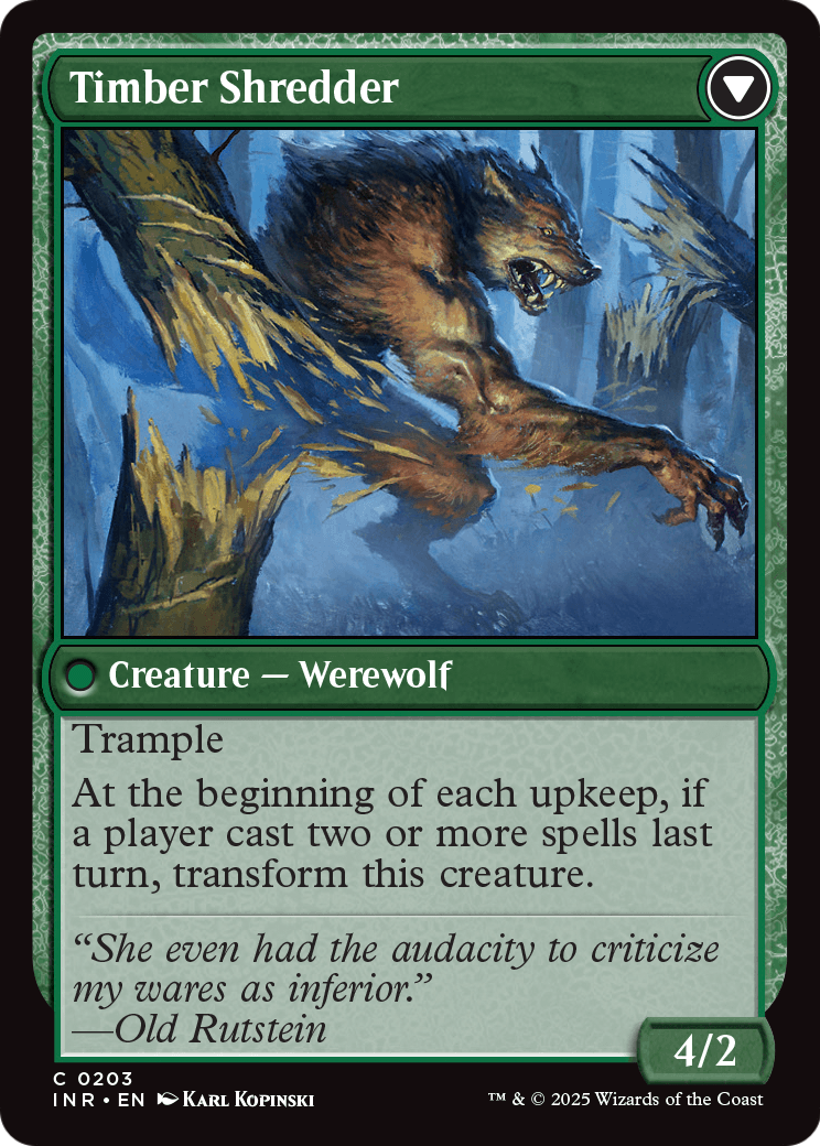 Hinterland Logger (INR-203) - Innistrad Remastered Foil