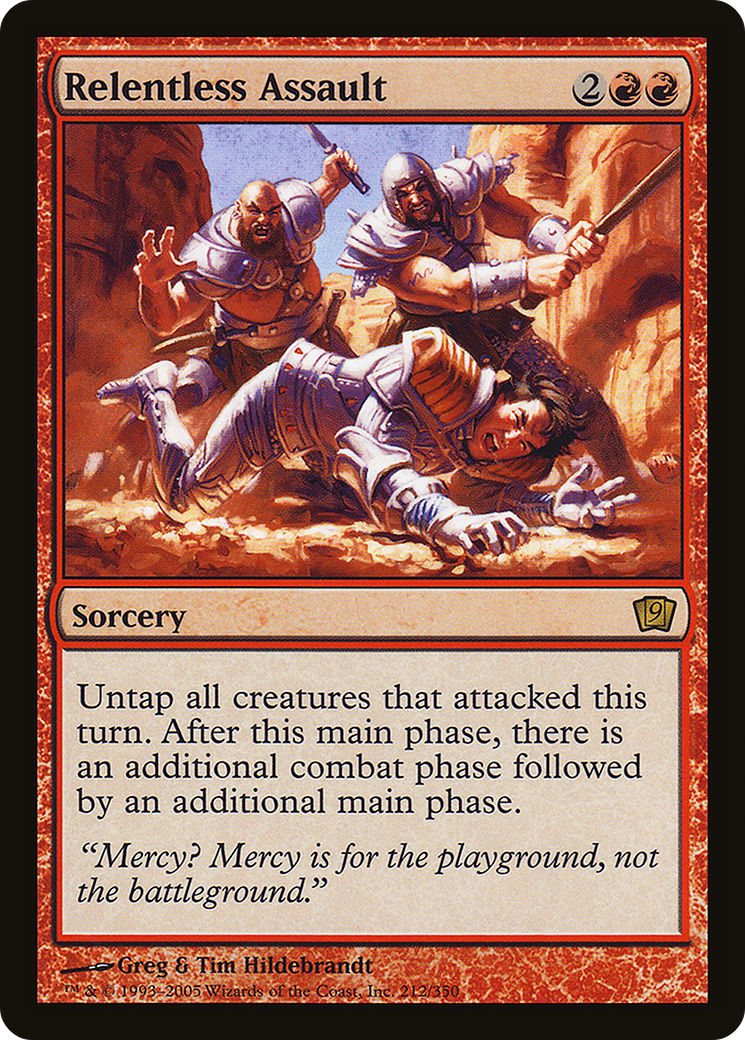Relentless Assault (9ED-212) - 9th Edition