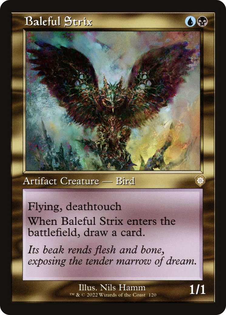 Baleful Strix (Retro Frame) (BRC-120) - The Brothers' War Commander