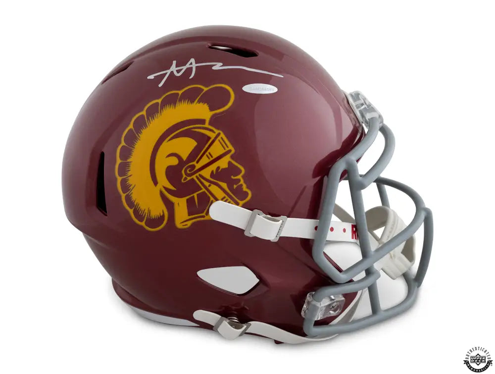 Malachi Nelson Autographed USC Replica Helmet (Upper Deck Authenticated)