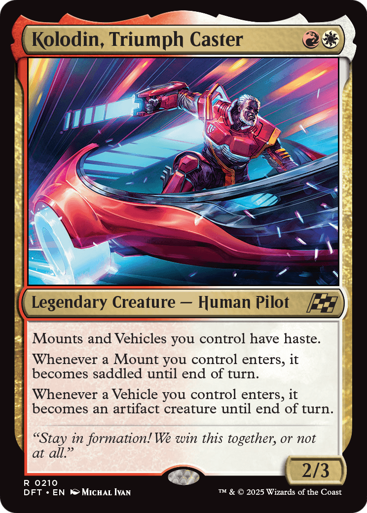 Kolodin, Triumph Caster (DFT-210) - Aetherdrift Foil