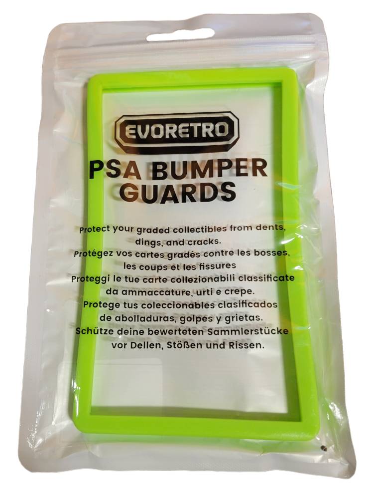 EVORETRO Bumper Graded Slab Protector - PSA Yellow Green