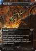 Nasty End (Borderless) (LTR-416) - The Lord of the Rings: Tales of Middle-earth Foil