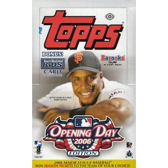 2006 Topps Baseball Opening Day Hobby Box | Eastridge Sports Cards