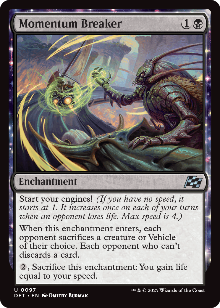 Momentum Breaker (DFT-097) - Aetherdrift: (enchantment) Foil