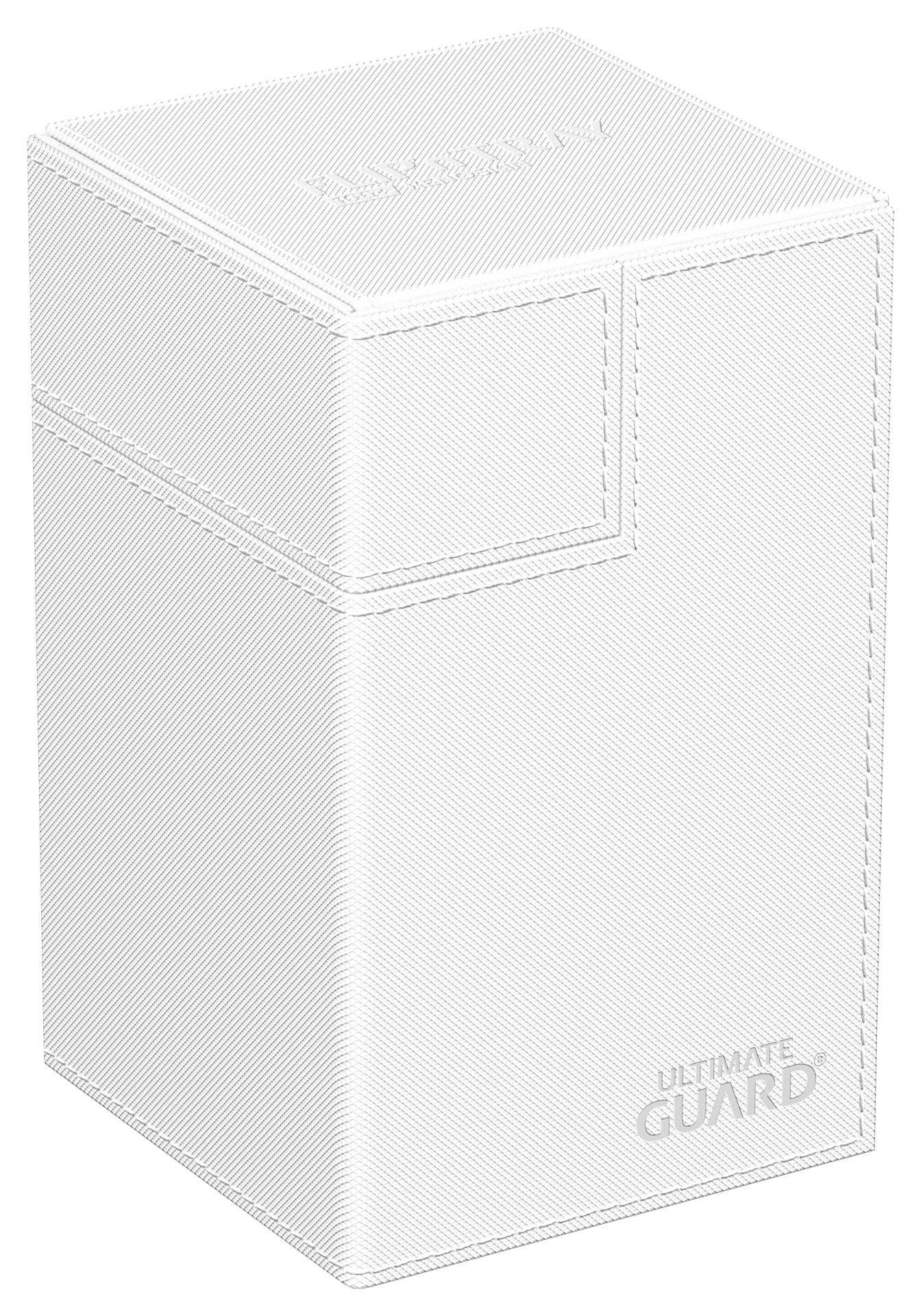 Ultimate Guard Twin Flip n' Tray 100+ Deck Case - White