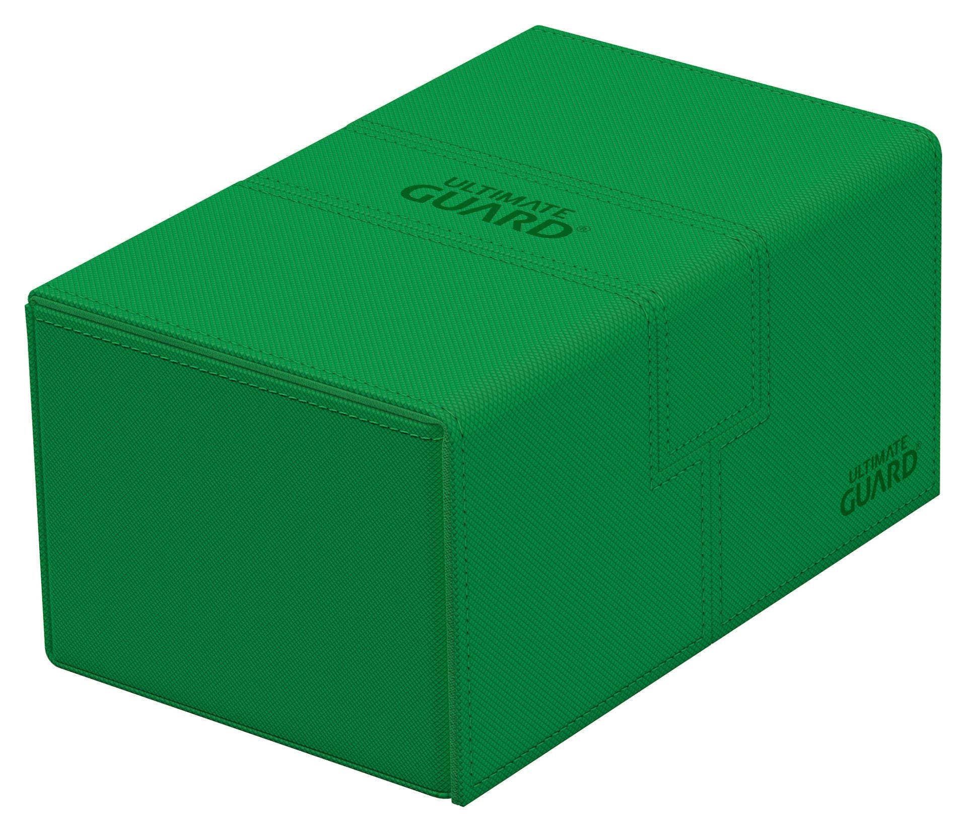 Ultimate Guard Twin Flip n' Tray 160+ Deck Case - Green | Eastridge Sports Cards