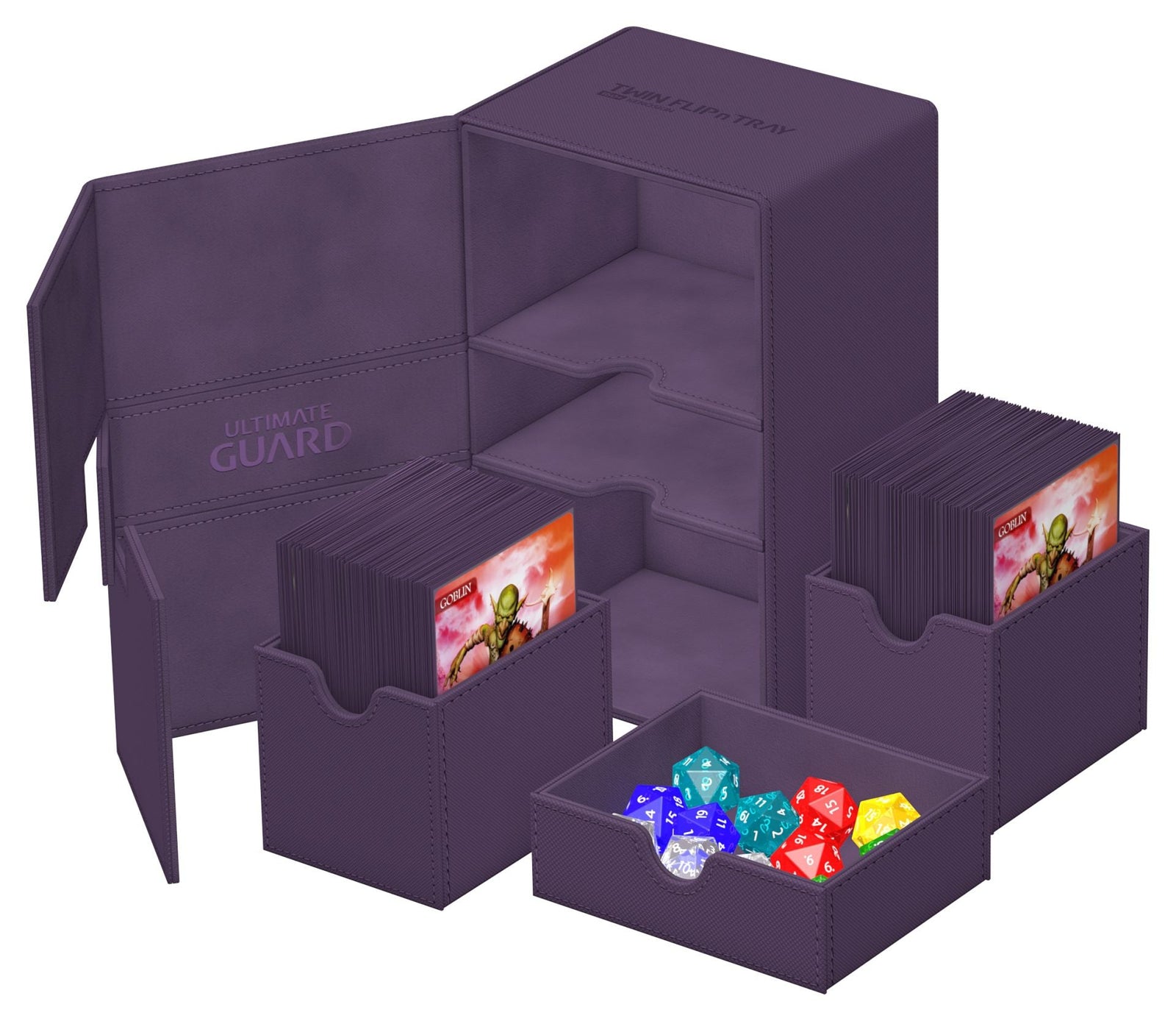Ultimate Guard Twin Flip n' Tray 160+ Deck Case - Purple