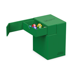 Ultimate Guard Twin Flip n' Tray 133+ Deck Case - Green | Eastridge Sports Cards