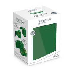 Ultimate Guard Twin Flip n' Tray 133+ Deck Case - Green | Eastridge Sports Cards