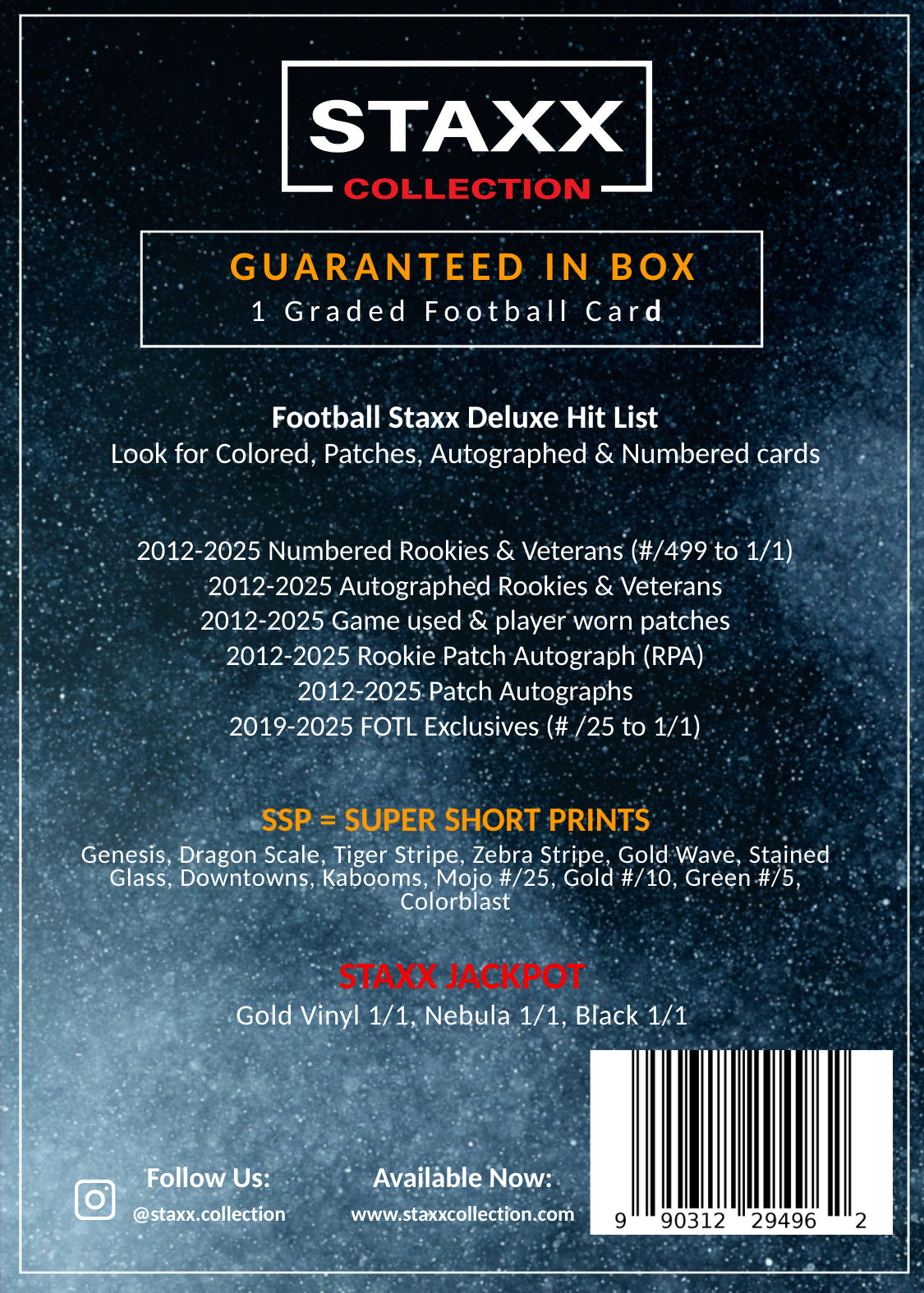 STAXX Deluxe Football