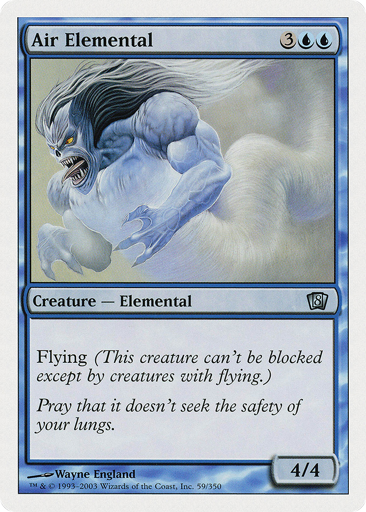 Air Elemental (8ED-059) - 8th Edition