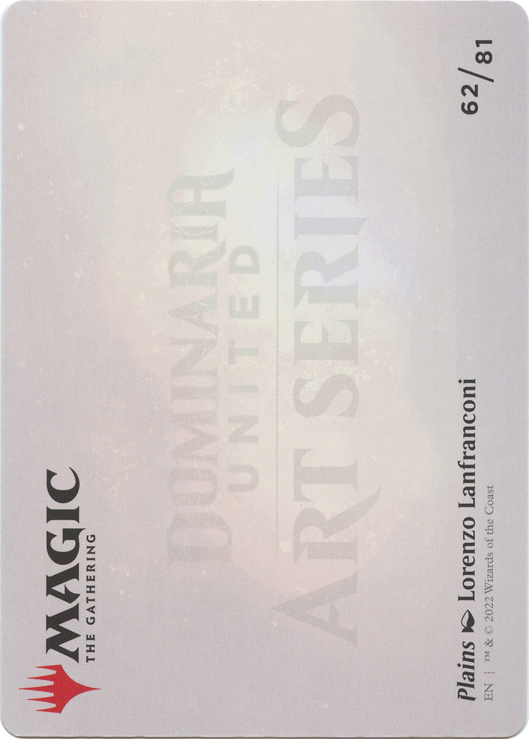 Plains // Plains (ADMU-062) - Dominaria United Art Series (Borderless)