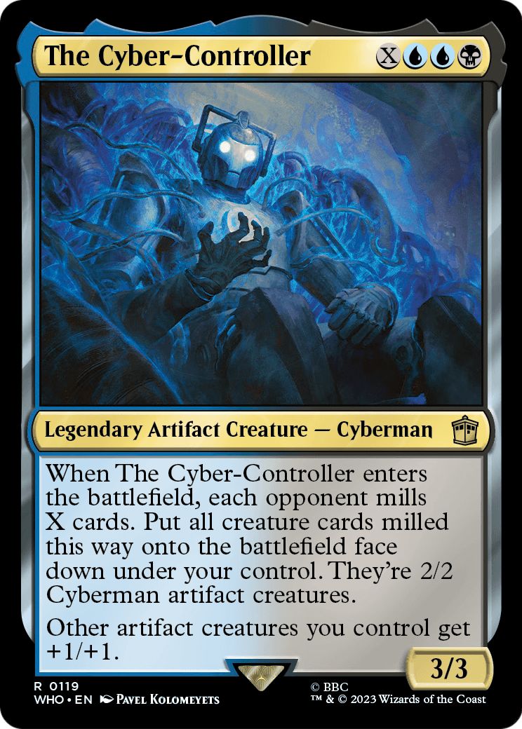 The Cyber-Controller (WHO-119) - Doctor Who Foil