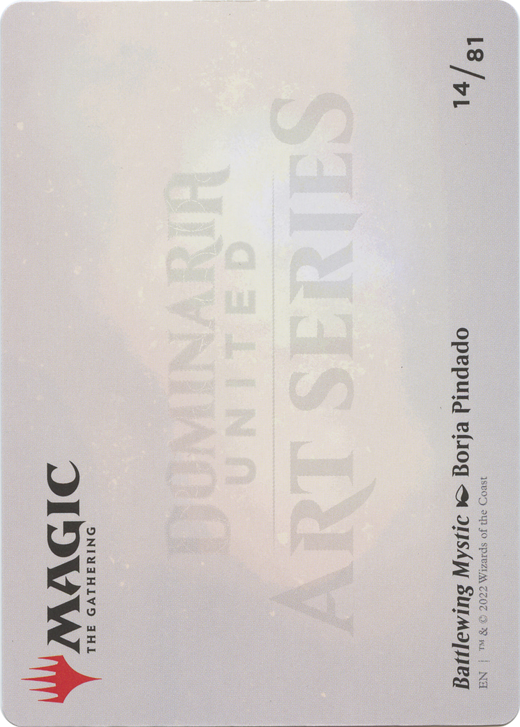 Battlewing Mystic // Battlewing Mystic (ADMU-014) - Dominaria United Art Series (Borderless) Foil