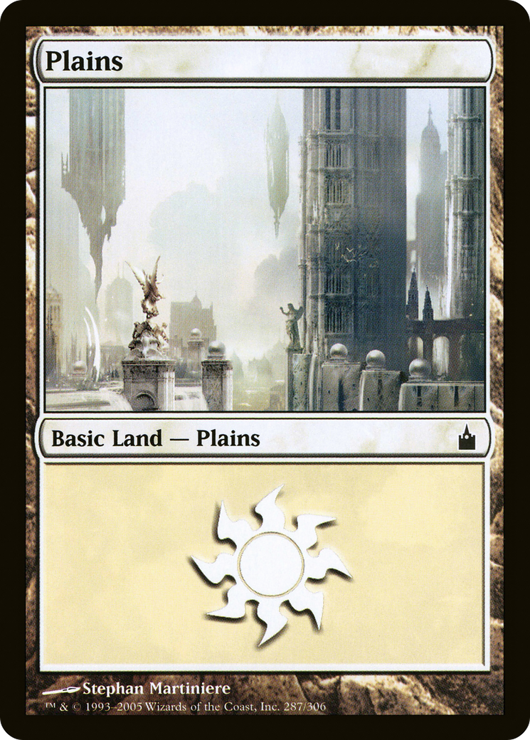Plains (287) (RAV-287) - Ravnica: City of Guilds
