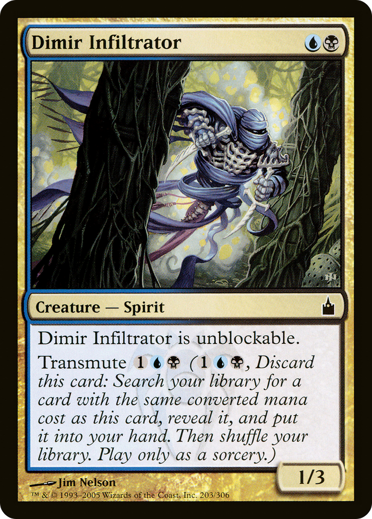 Dimir Infiltrator (RAV-203) - Ravnica: City of Guilds Foil