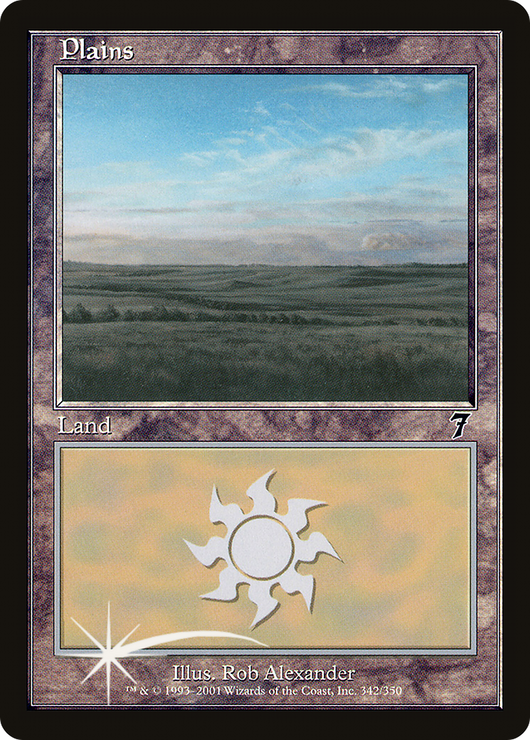 Plains (342) (7ED-342) - 7th Edition Foil