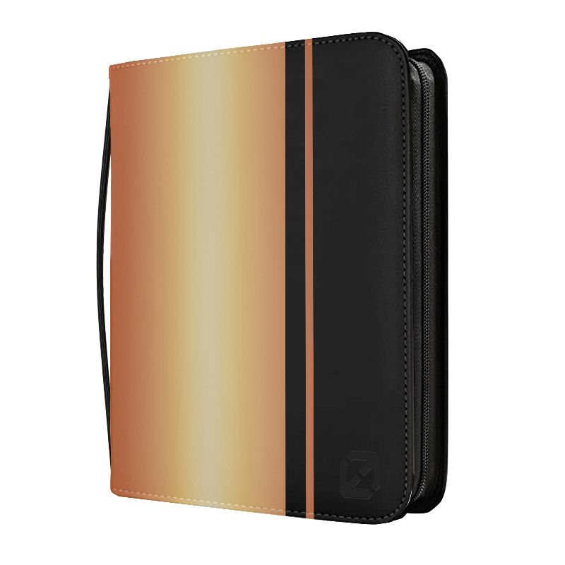 EVORETRO Toploader Album (3x3 216 card holder) - Black-Gold | Eastridge Sports Cards