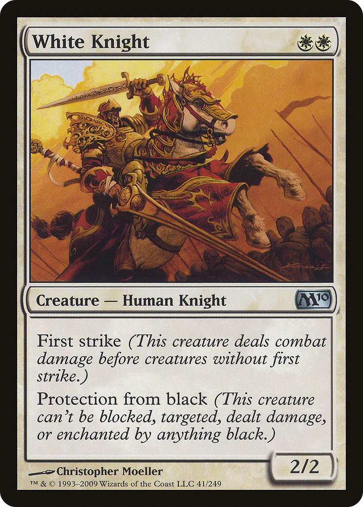 White Knight (M10-041) - Magic 2010 Foil