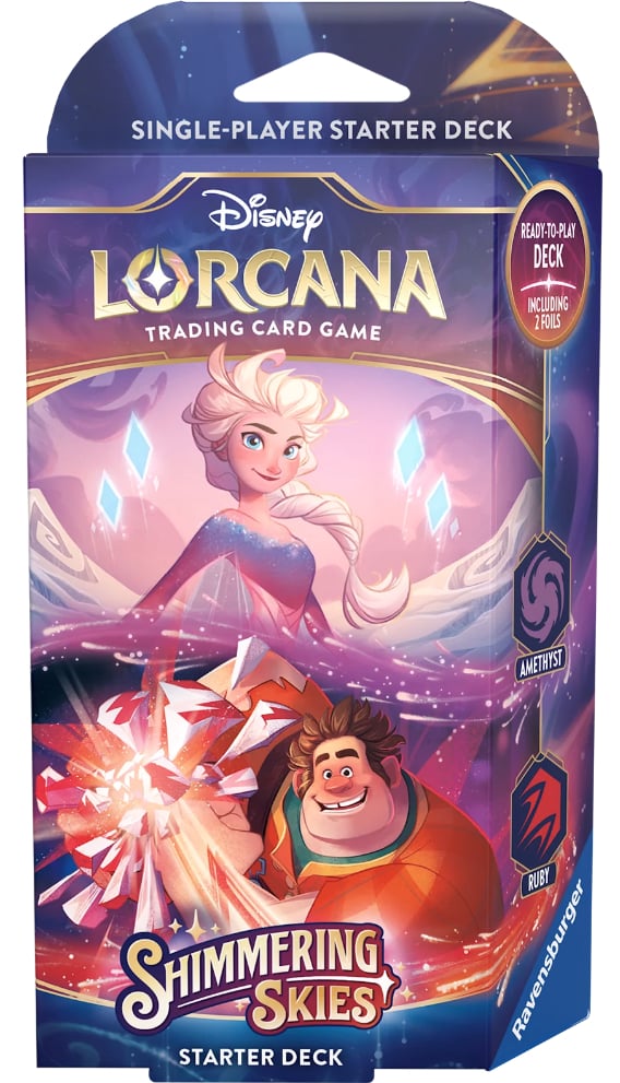 Disney Lorcana: Shimmering Skies Starter Deck - Amethyst / Ruby
