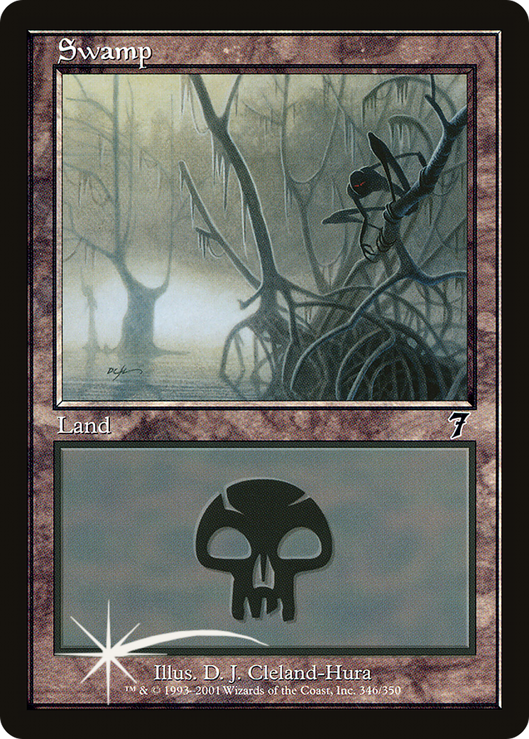 Swamp (346) (7ED-346) - 7th Edition