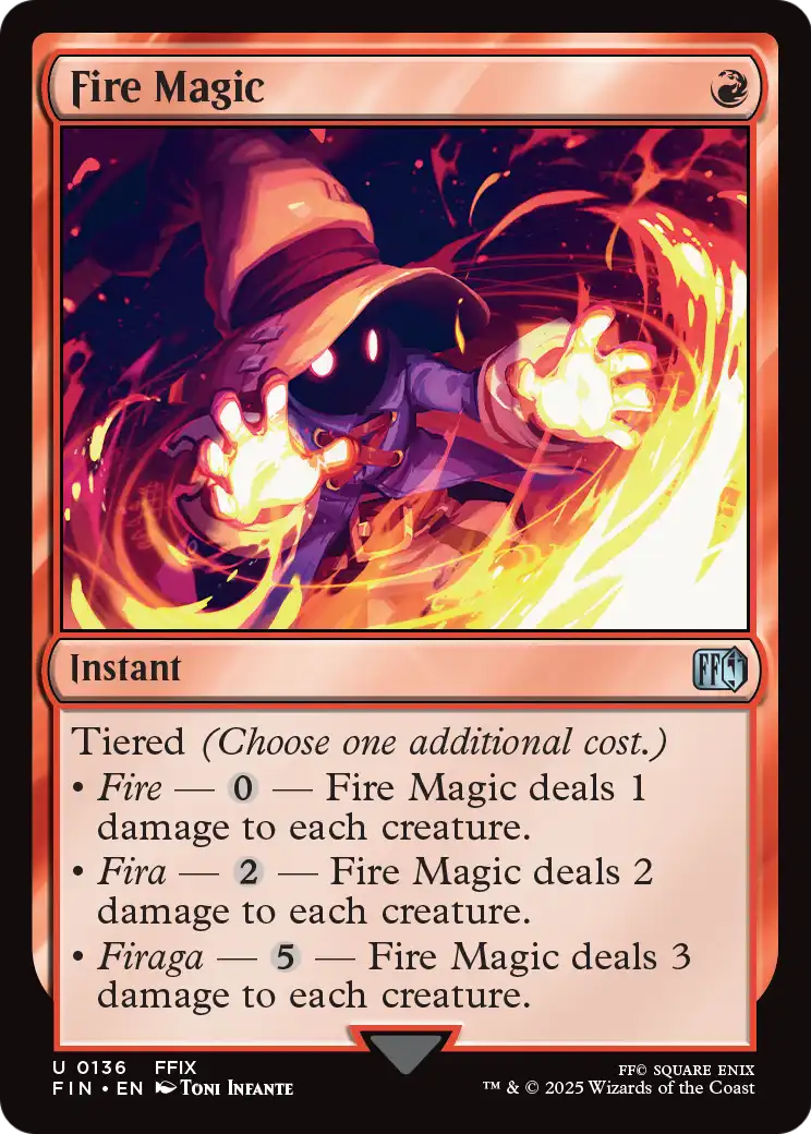 Fire Magic (FIN-136) - FINAL FANTASY