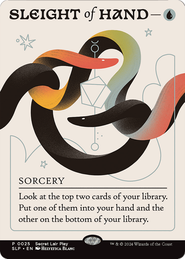 Sleight of Hand (PTP-025) - Secret Lair Showdown Foil
