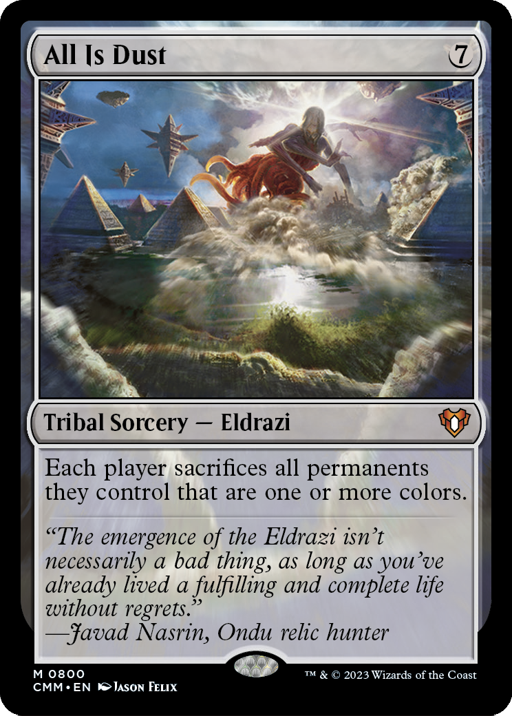 All Is Dust (CMM-800) - Commander Masters