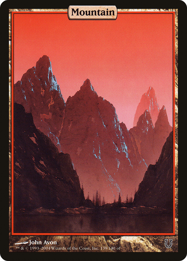 Mountain - Full Art (UNH-139) - Unhinged Foil