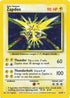 Zapdos 016  - Holofoil Base Set - Holo Rare