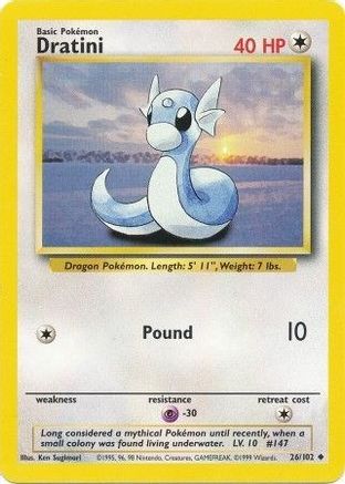 Dratini (026/102) [Base Set] - Uncommon