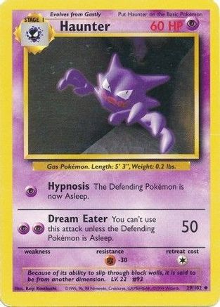 Haunter (029/102) [Base Set] - Uncommon