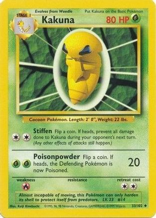 Kakuna (033/102) [Base Set] - Uncommon