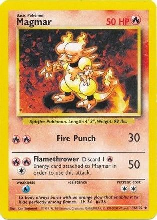 Magmar (036/102) [Base Set] - Uncommon