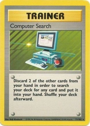 Computer Search (071/102) [Base Set] - Rare
