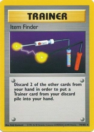 Item Finder (074/102) [Base Set] - Rare