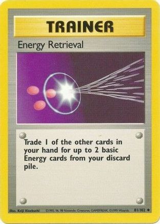 Energy Retrieval (081/102) [Base Set] - Uncommon
