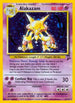 Alakazam 001  - Holofoil Base Set 2 - Holo Rare